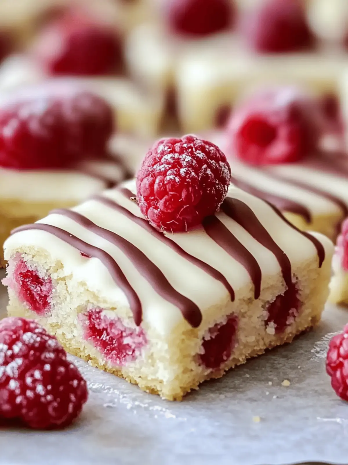 Raspberry Shortbread Cookies White Chocolate Drizzle Perfection