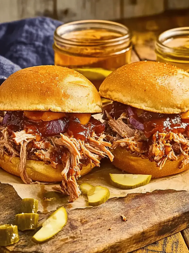 BBQ Pulled Pork Sandwiches