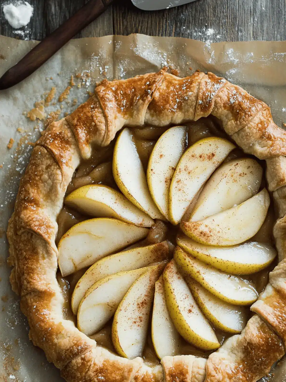 Spiced Pear Galette