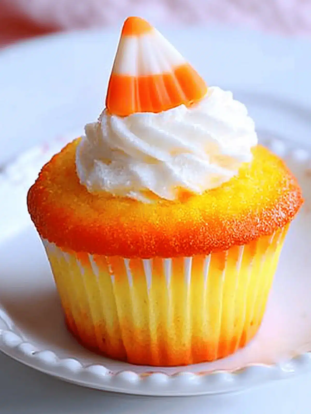 Candy Corn Cupcakes