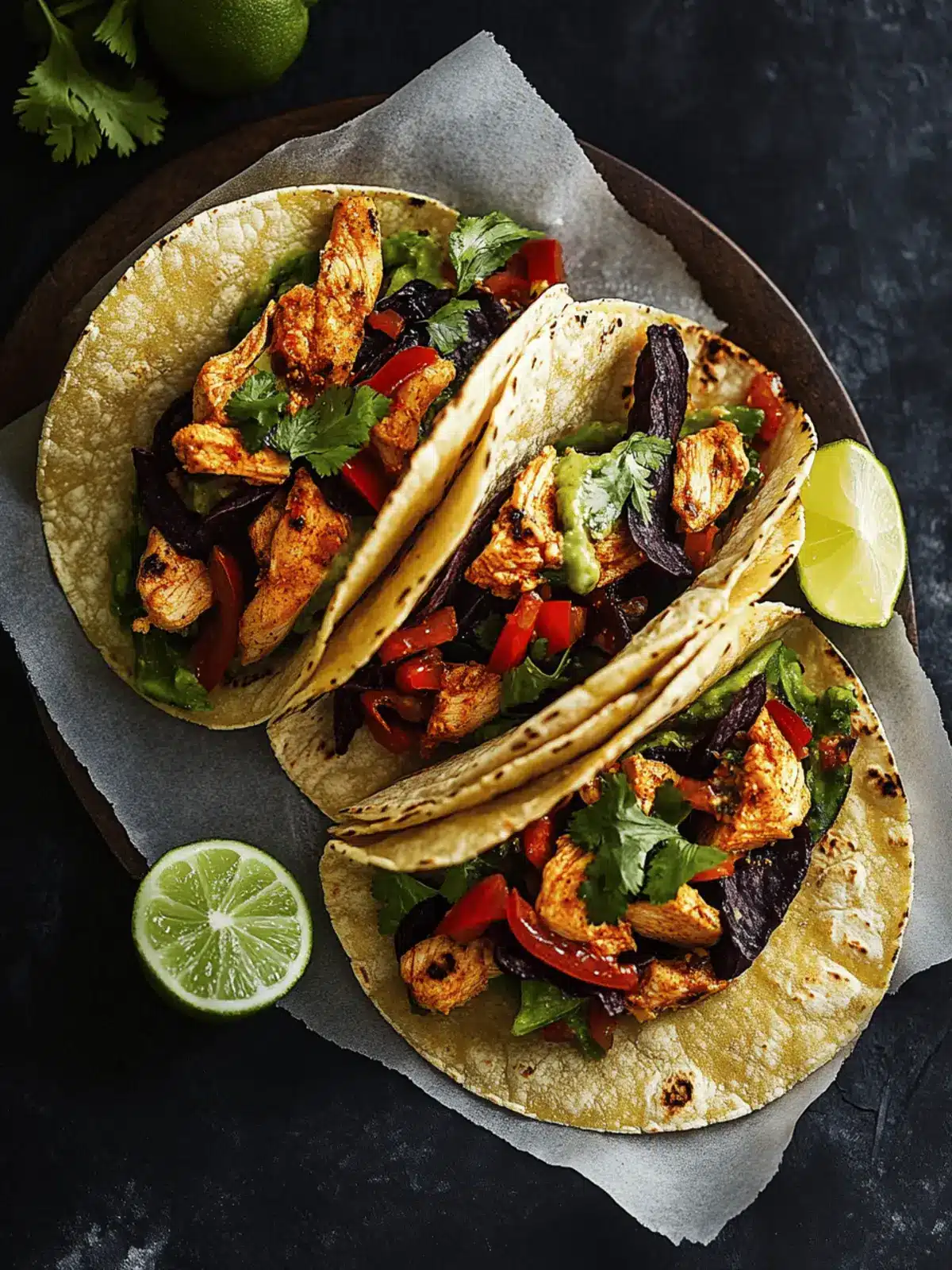 Cajun Chicken Tacos