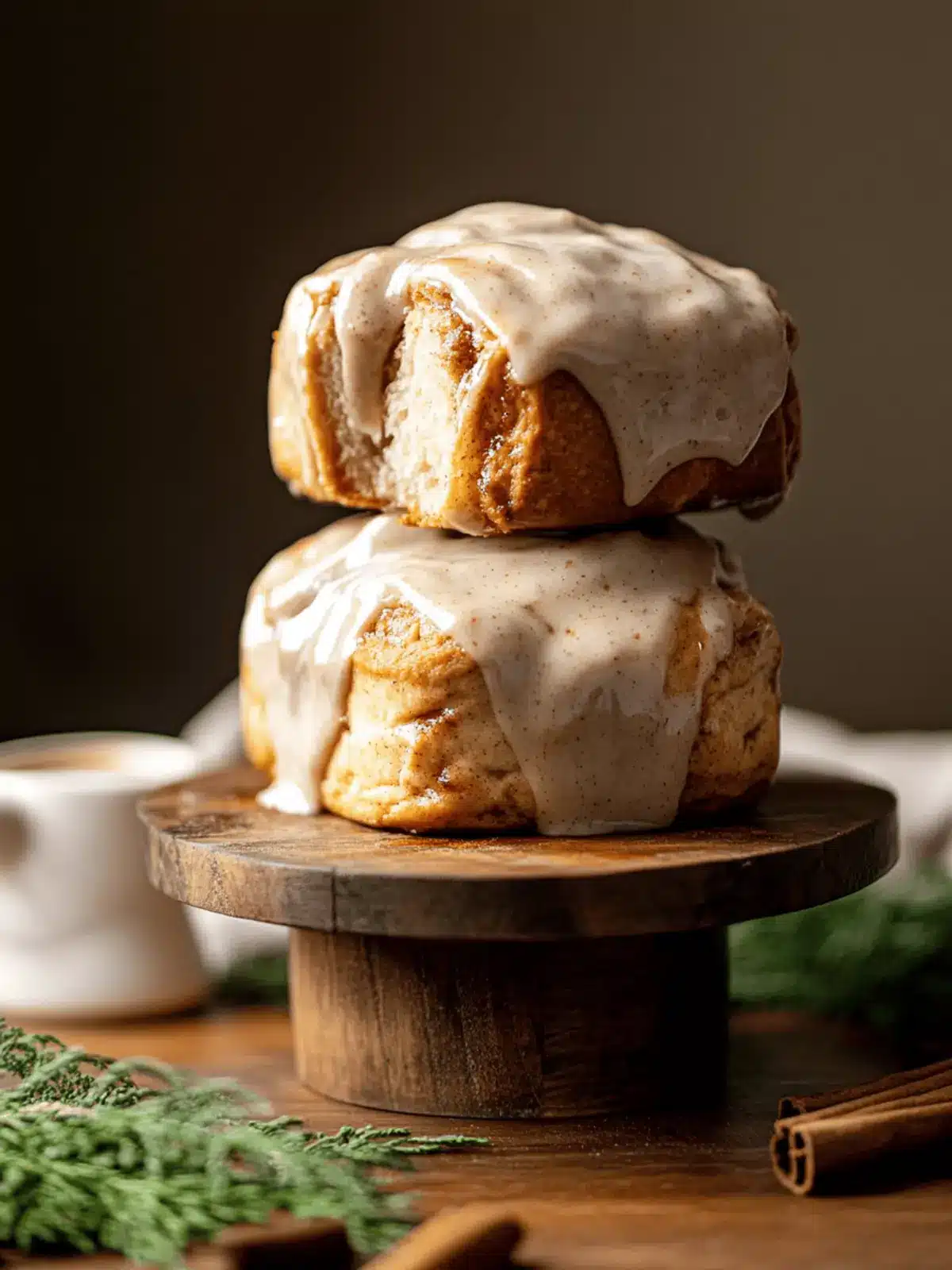 Vegan Chai Latte Cinnamon Rolls