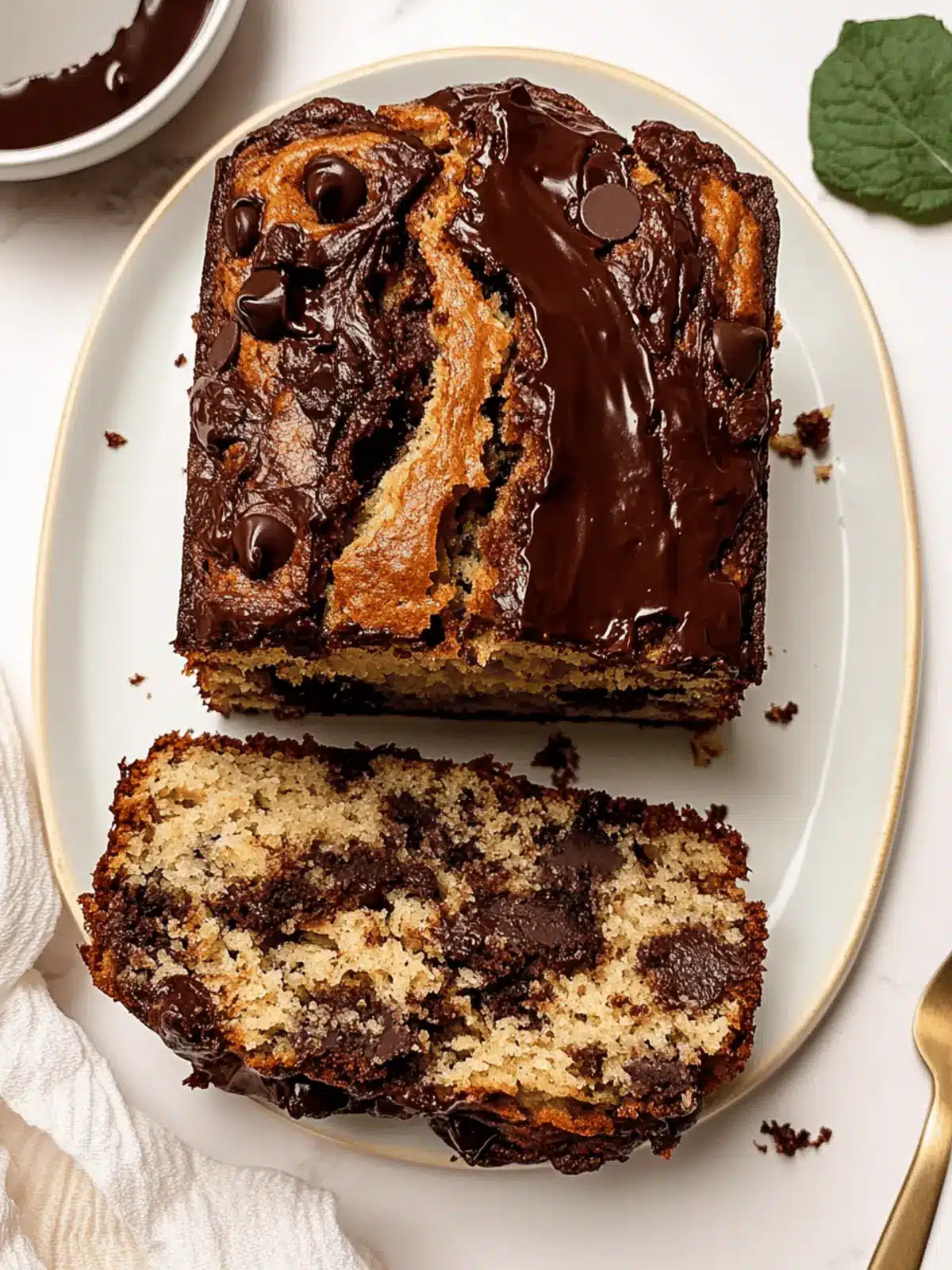 Maple Chocolate Chip Banana Bread