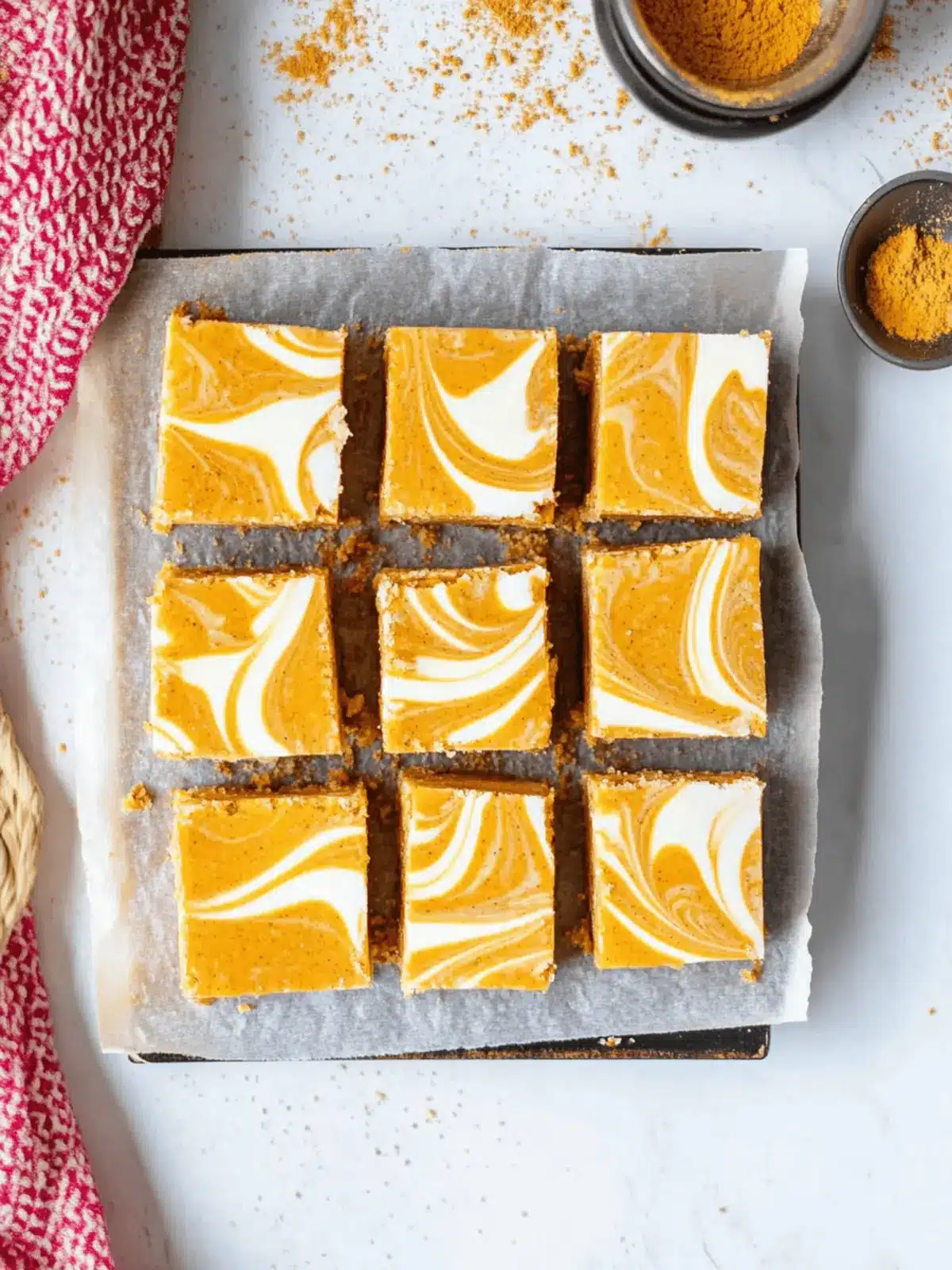 Pumpkin Cheesecake Bars