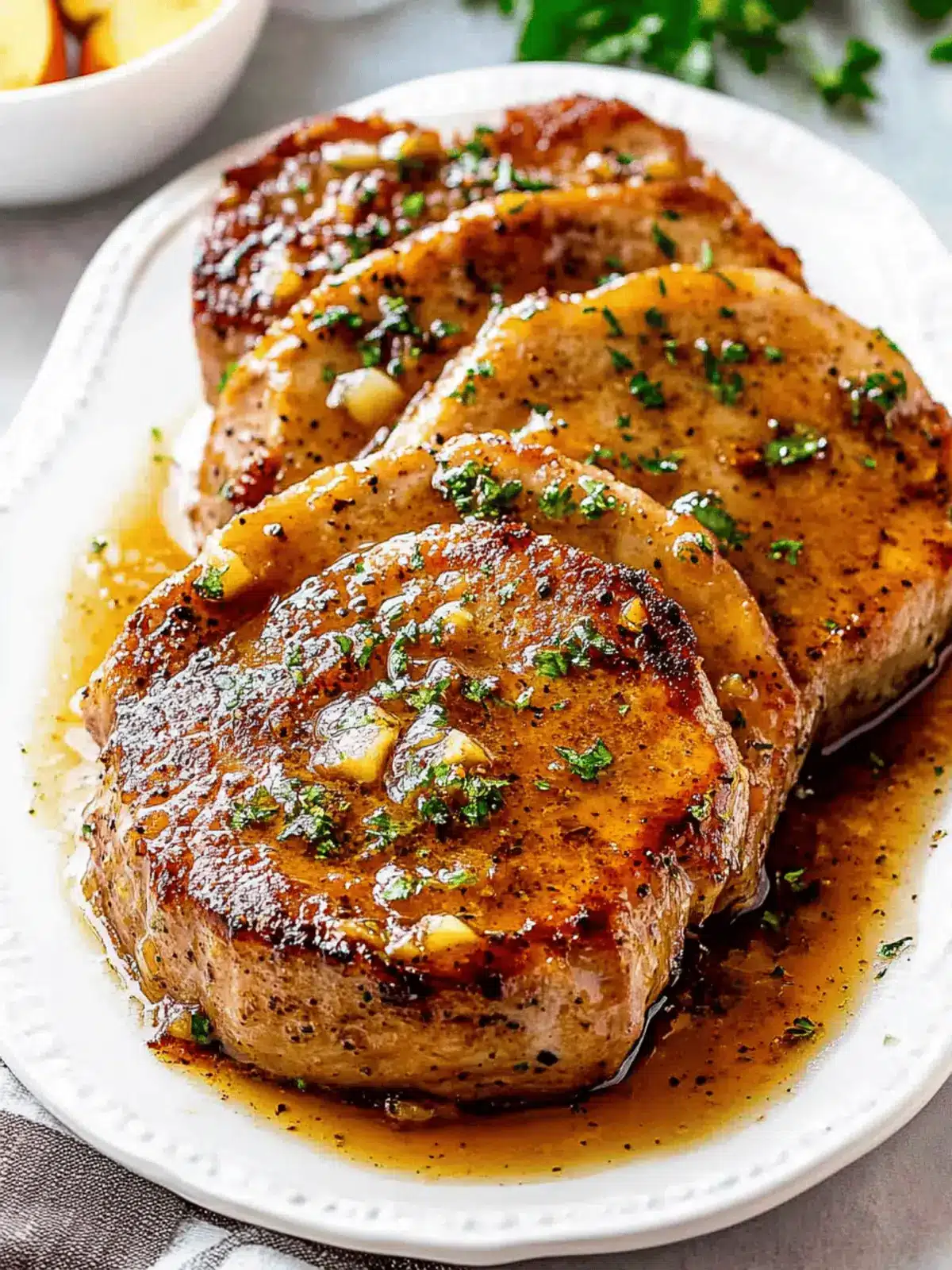 Pork Chops with Apple Cider Glaze