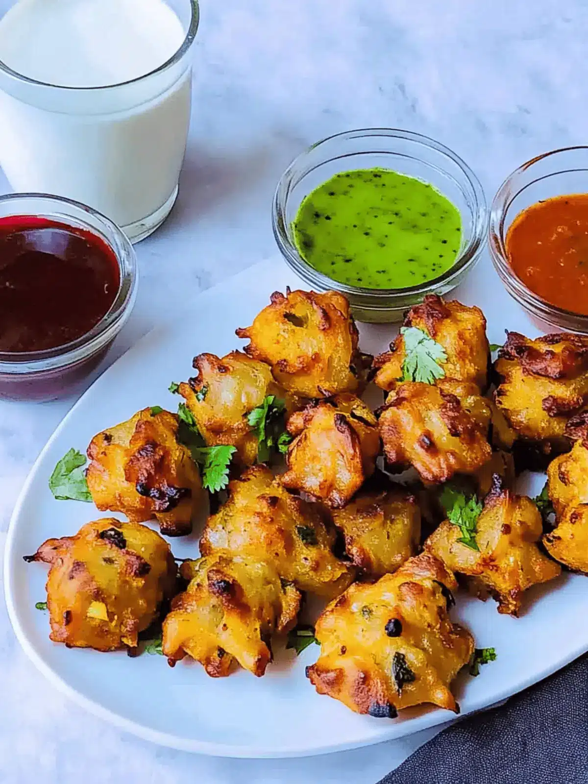 Air Fryer Onion Pakoda