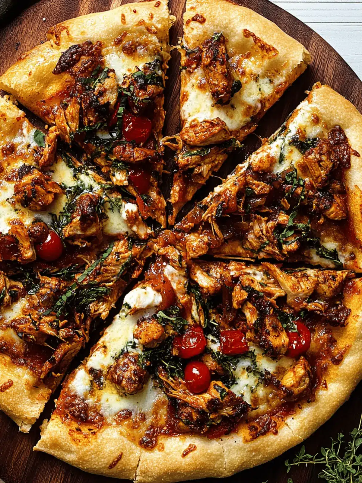 Best Jamaican Jerk Chicken Pizza