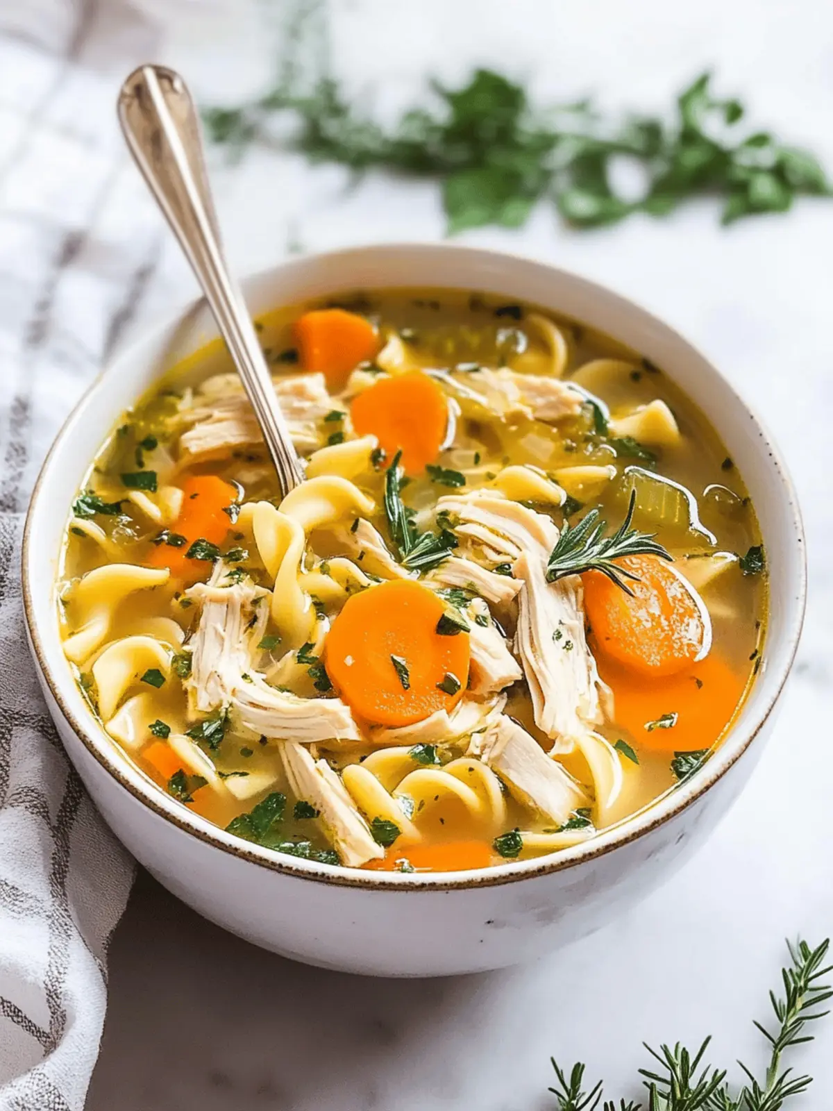 Crockpot Chicken Noodle Soup