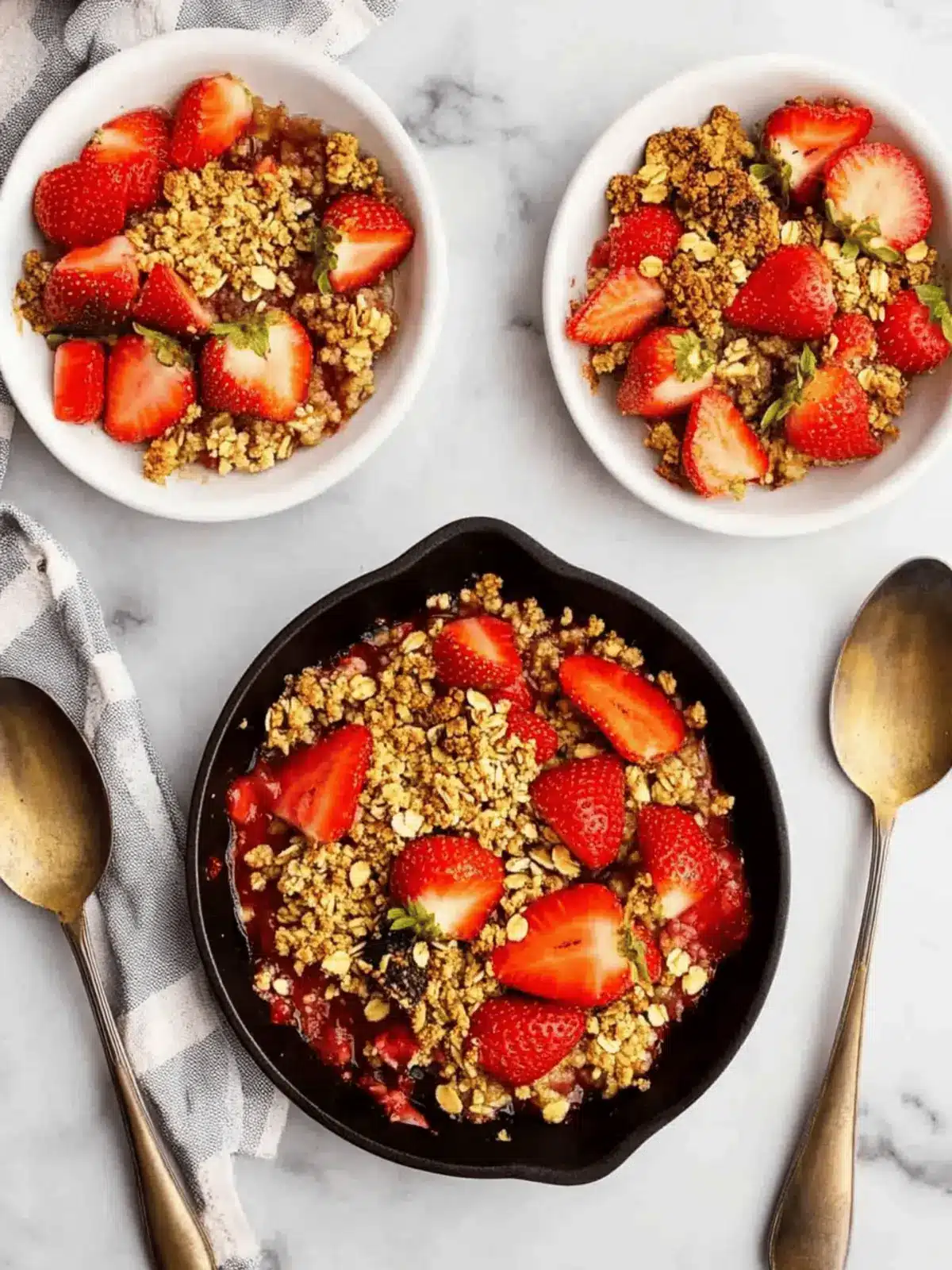 Summer Strawberry Crumble