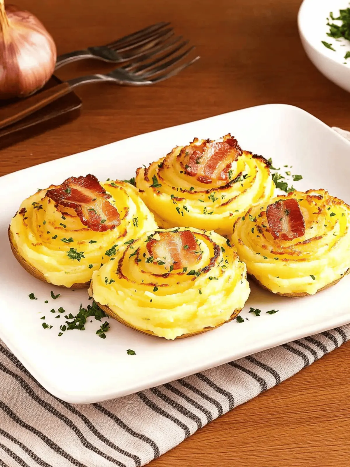 Irresistible Stuffed Mashed Potato Nests Filled With Bacon And Cheese 4 Stuffed Mashed Potato Nests Filled With Bacon And Cheese