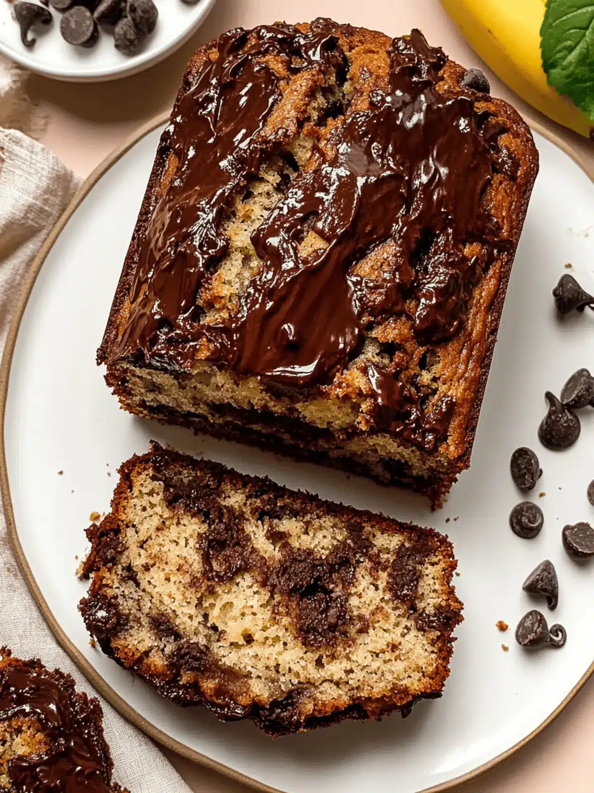 Maple Chocolate Chip Banana Bread