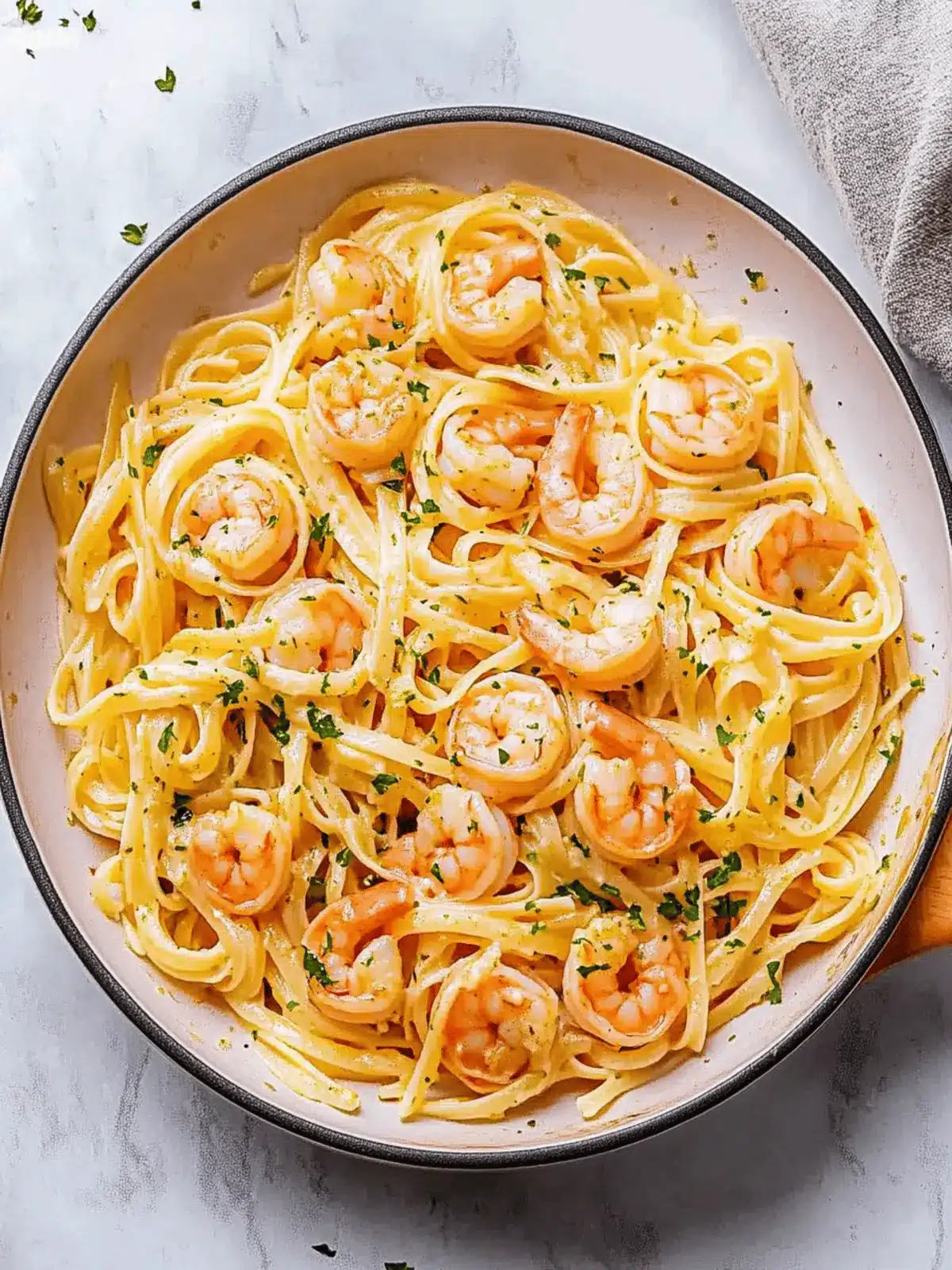Garlic Butter Shrimp Pasta