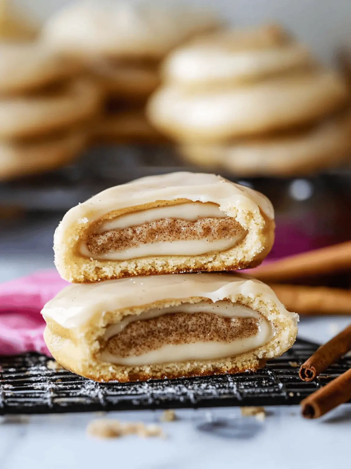 Frosted Brown Sugar Cinnamon Pop Tart Cookies