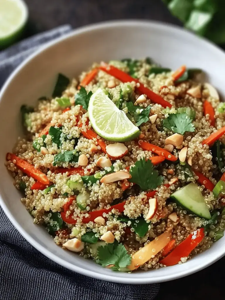 Thai Quinoa Crunch Salad