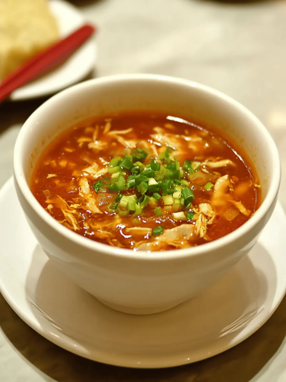Chicken Hot And Sour Soup