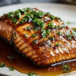 Brown Sugar Honey Glazed Salmon