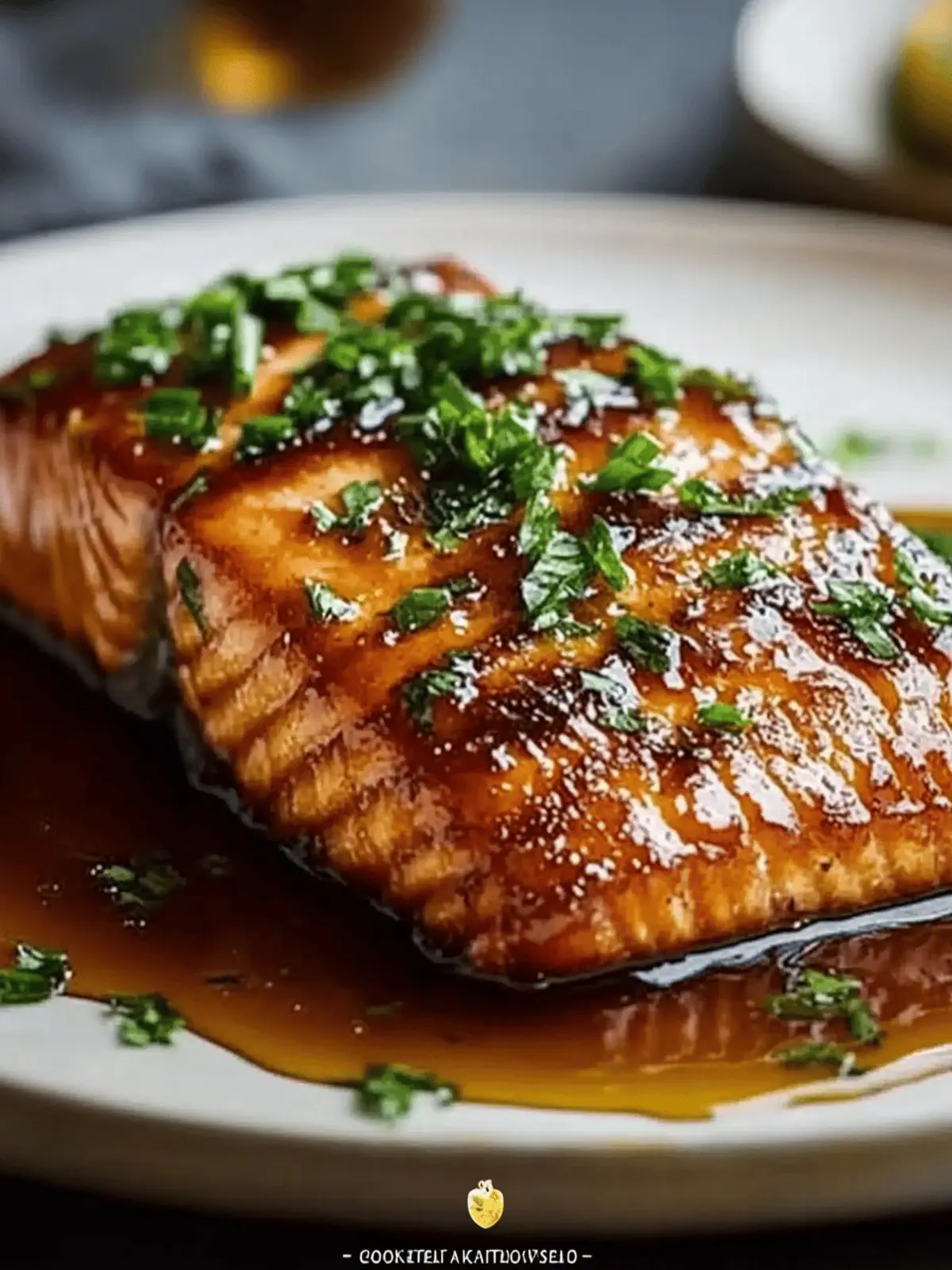 Brown Sugar Honey Glazed Salmon