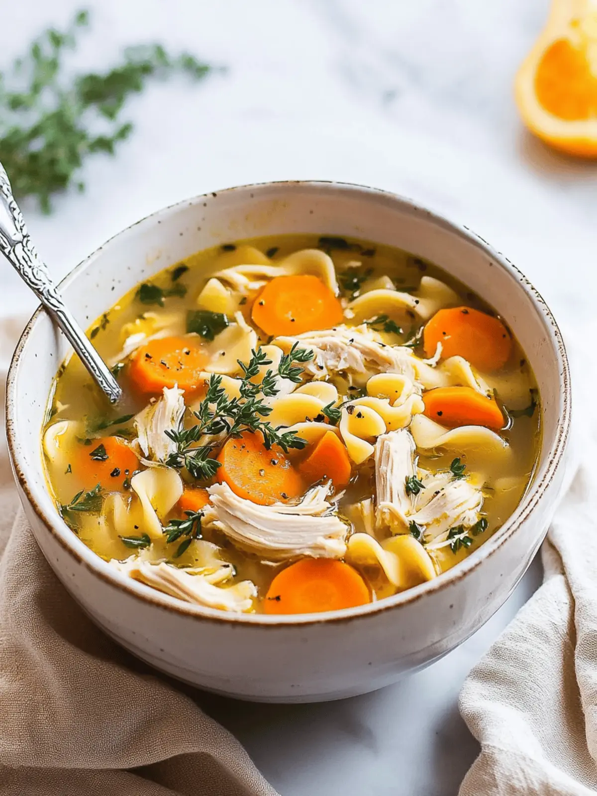 Crockpot Chicken Noodle Soup