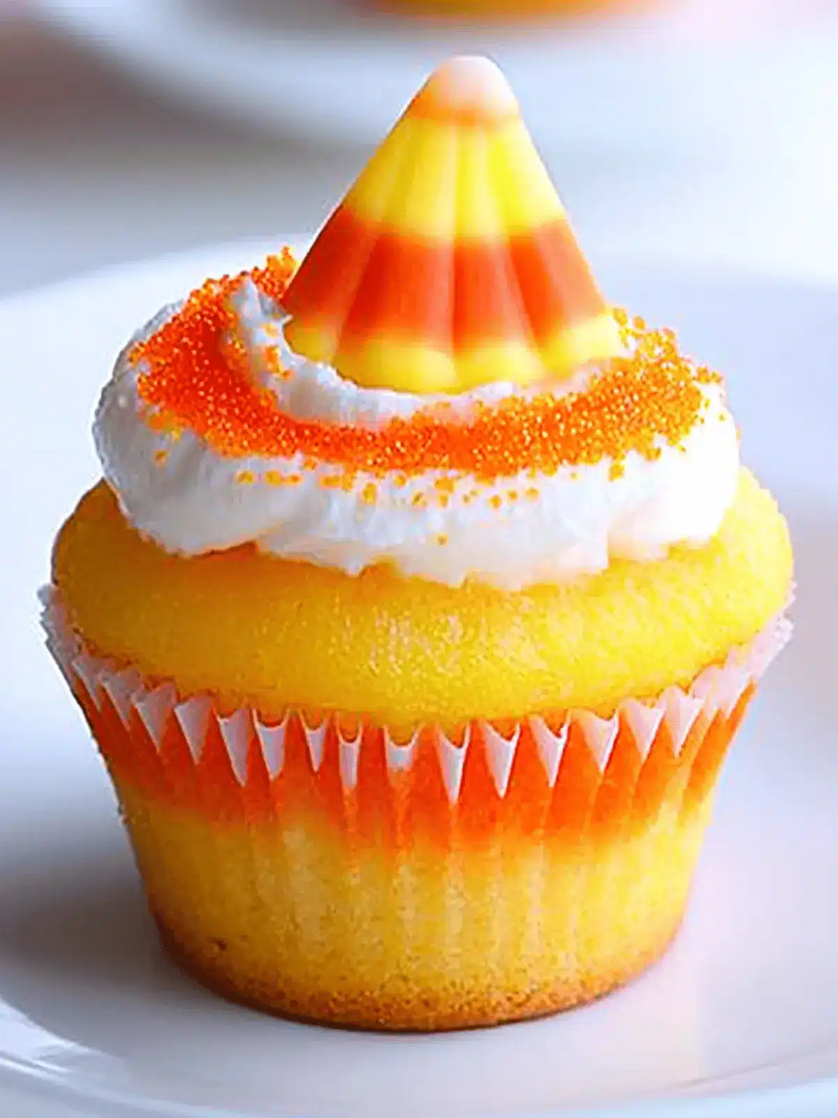 Candy Corn Cupcakes