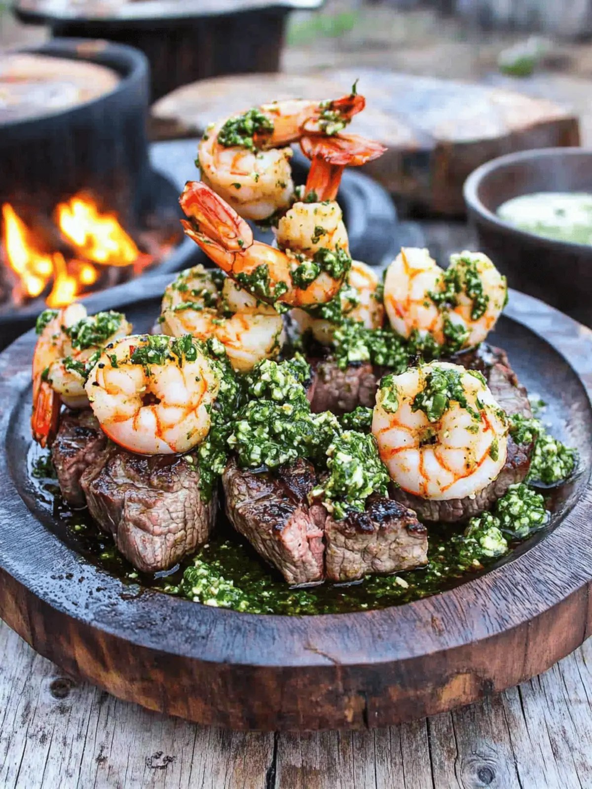 Chimichurri Steak and Shrimp