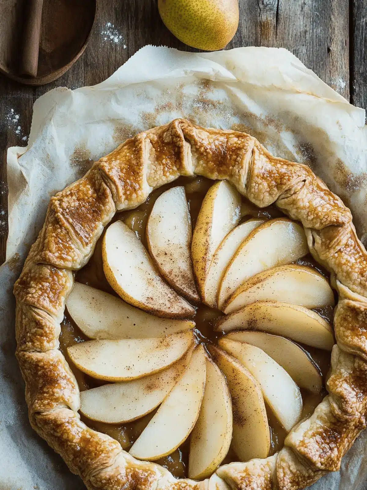 Spiced Pear Galette