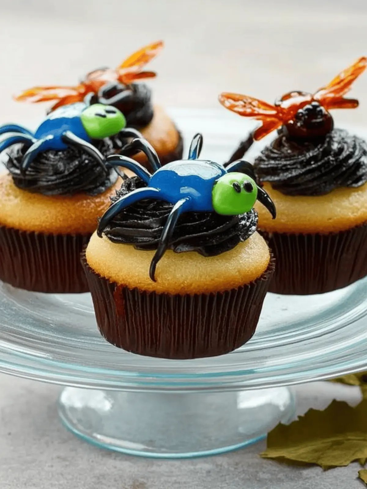 Creepy Crawly Cupcakes
