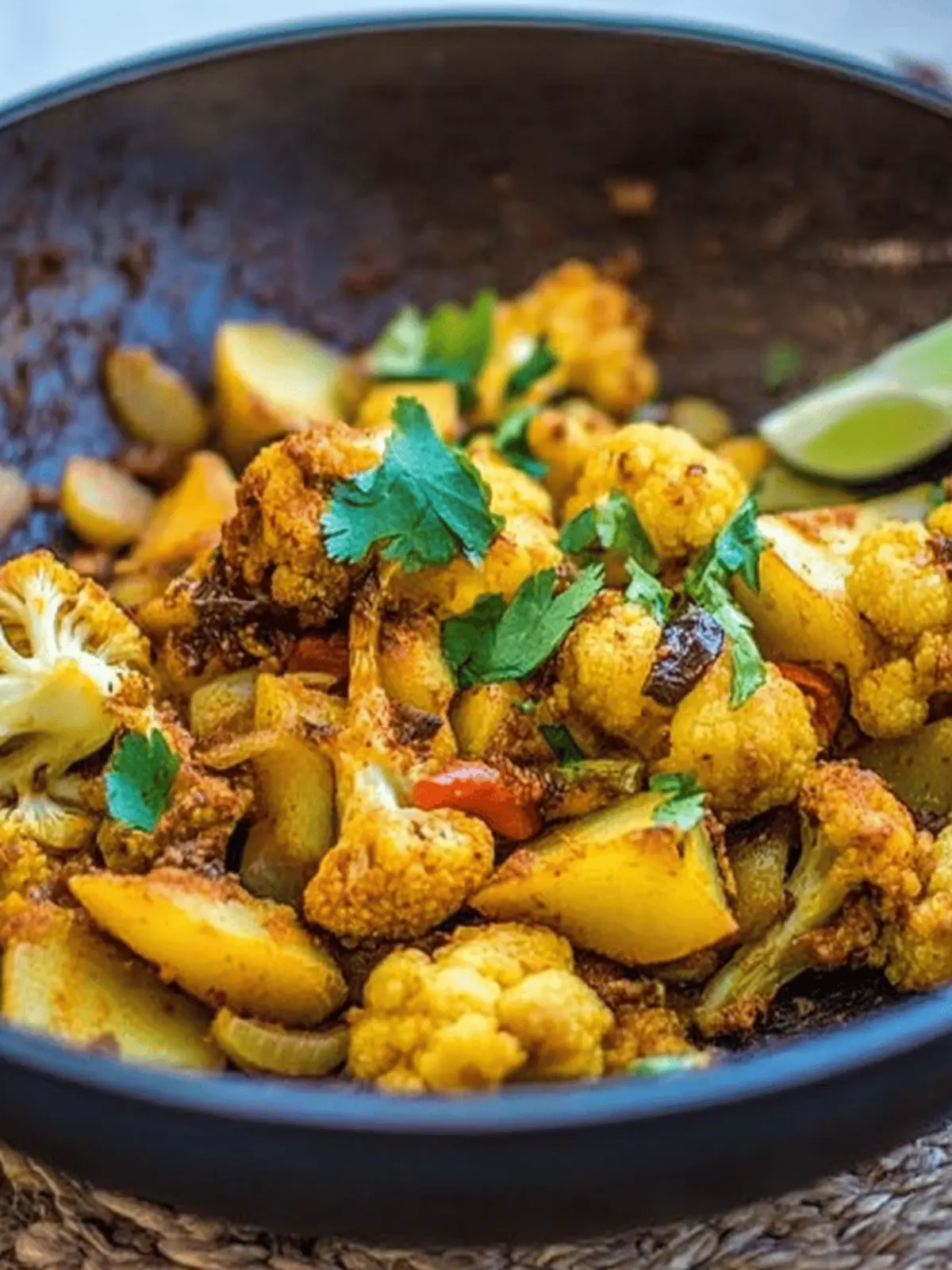 Aloo Gobi – Potatoes & Cauliflower