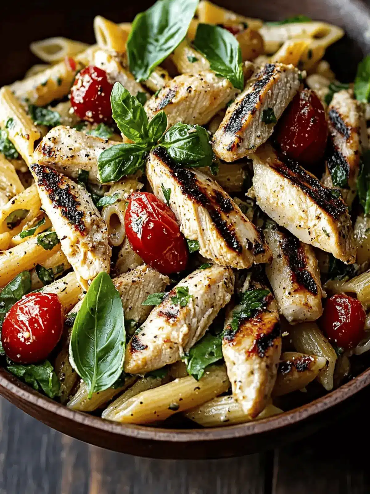 Grilled Chicken Pasta Salad