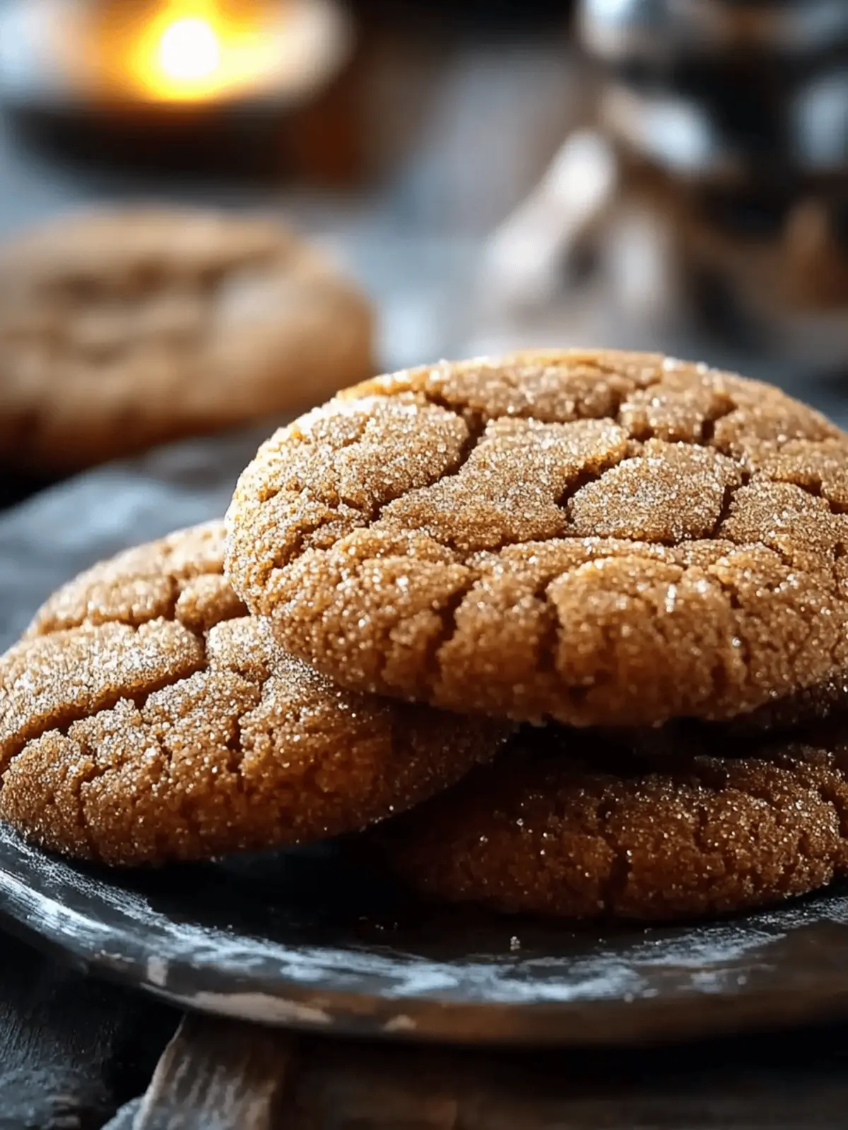 Mom’s Ginger Crisps Cookies