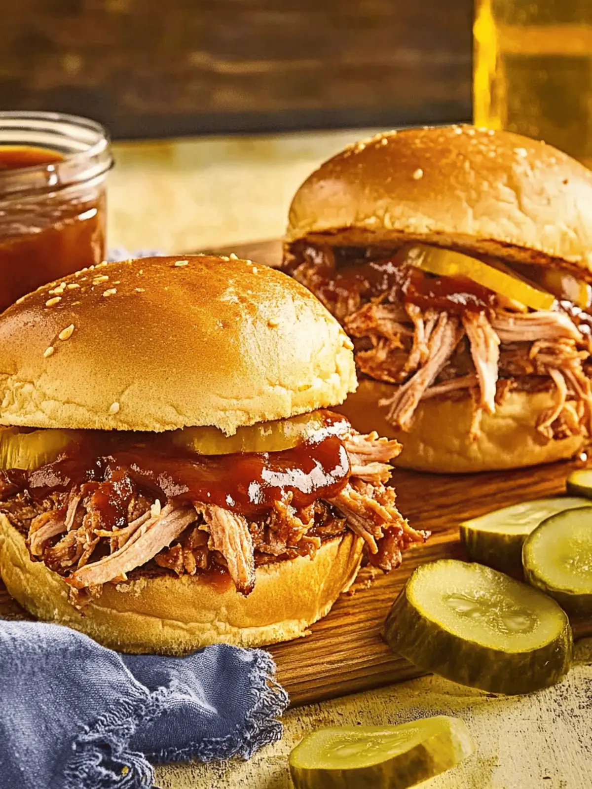 BBQ Pulled Pork Sandwiches