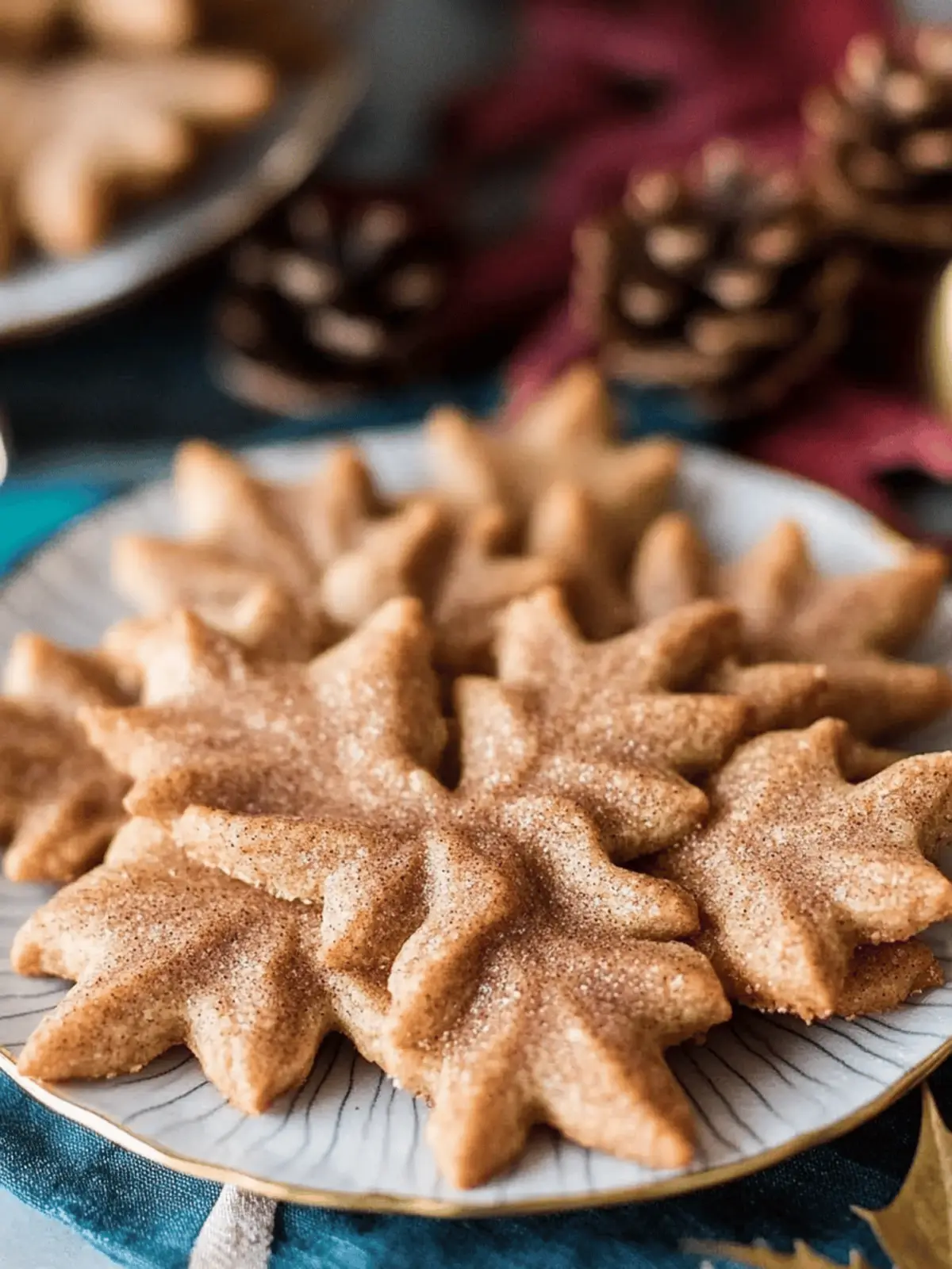 Thin & Crispy Cinnamon Maple Leaf Cookies