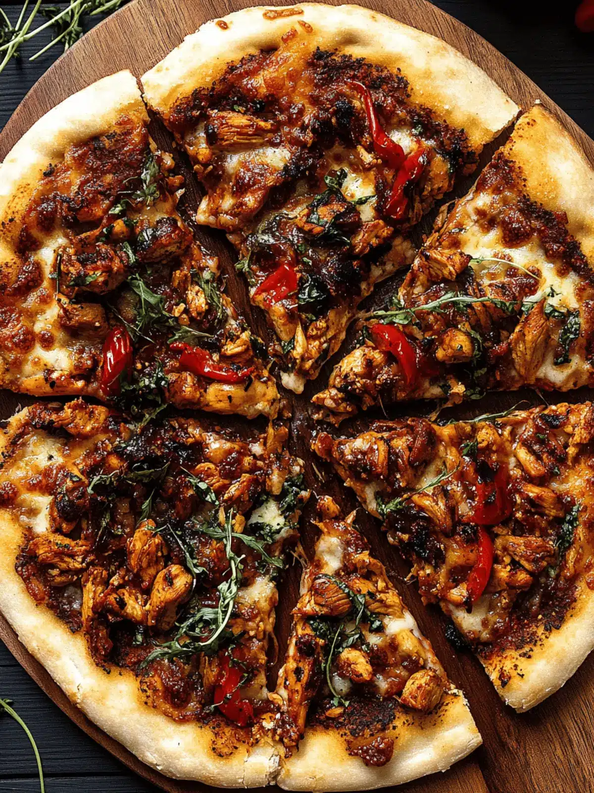 Best Jamaican Jerk Chicken Pizza
