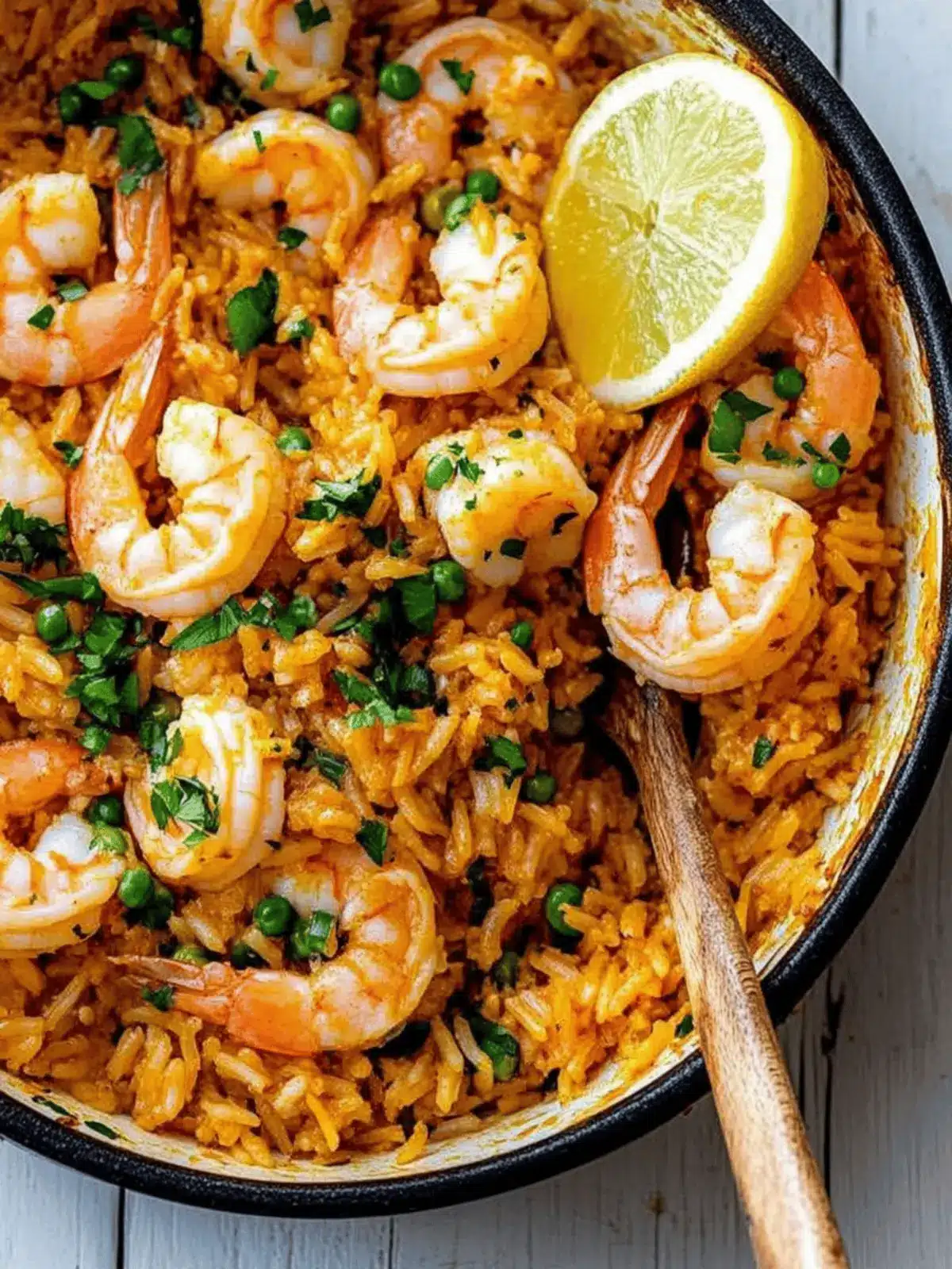 Easy garlic butter shrimp and rice
