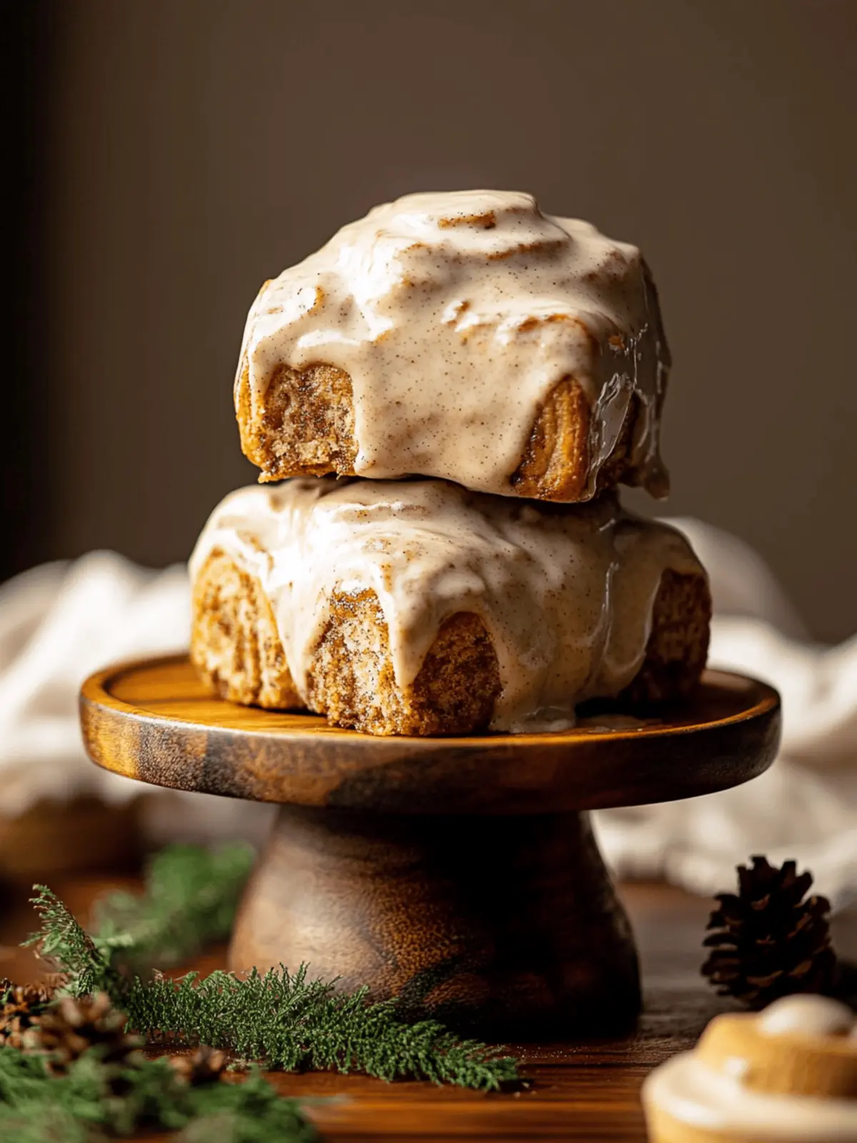Vegan Chai Latte Cinnamon Rolls