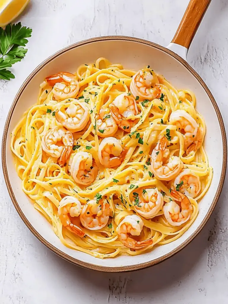 Garlic Butter Shrimp Pasta
