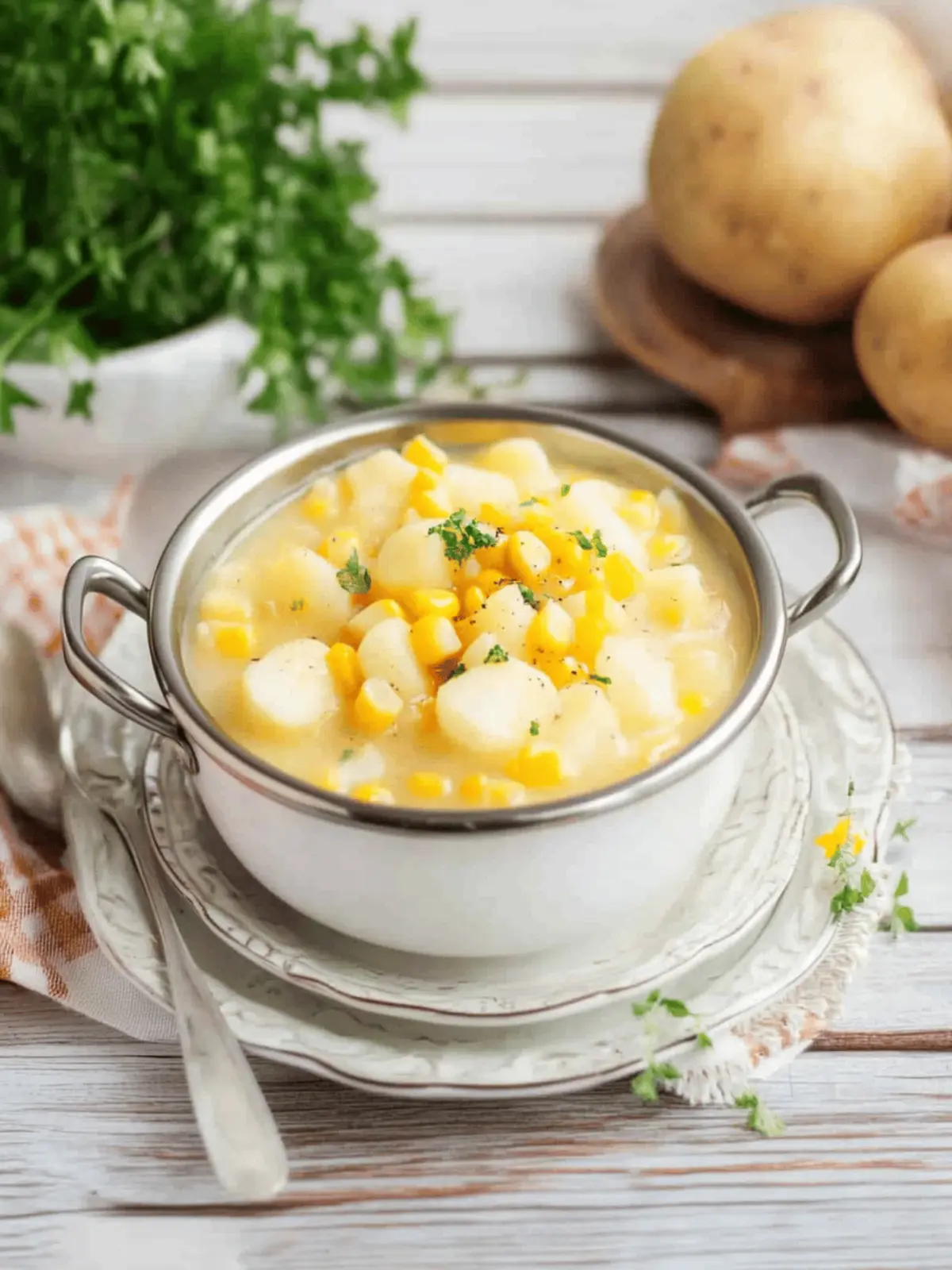 Instant Pot Potato Corn Chowder