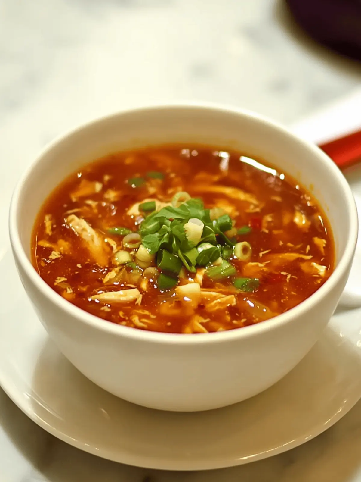 Chicken Hot And Sour Soup