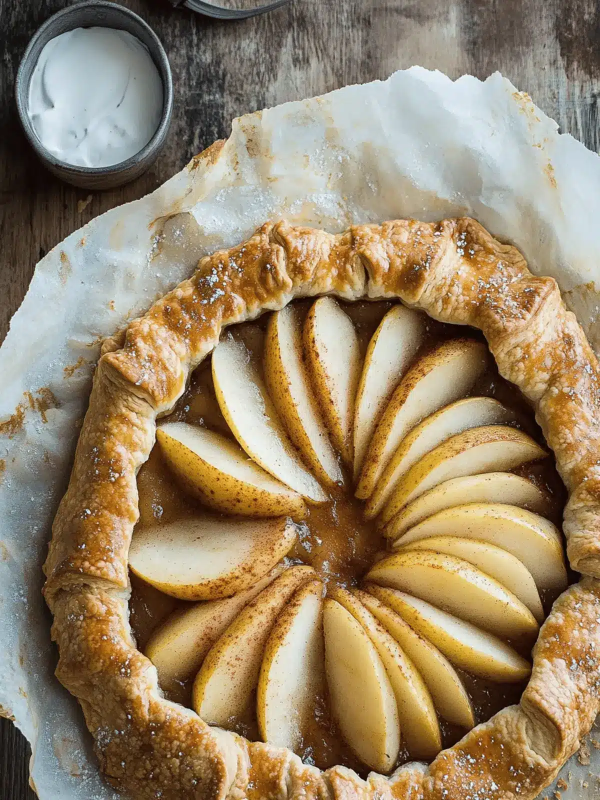 Spiced Pear Galette