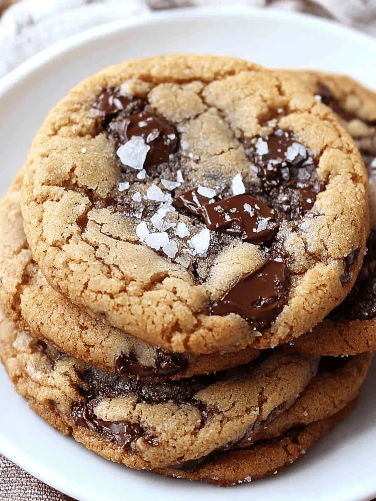 Sea Salt Chocolate Chunk Cookies