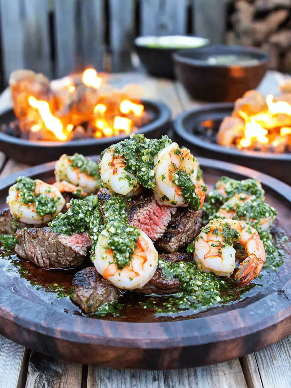 Chimichurri Steak and Shrimp