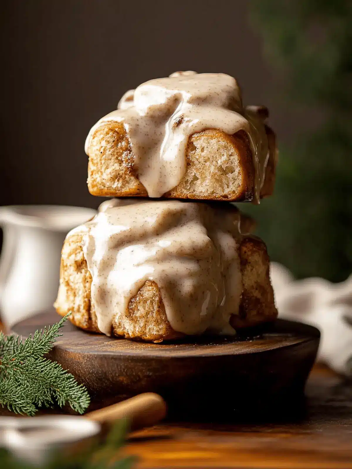 Vegan Chai Latte Cinnamon Rolls
