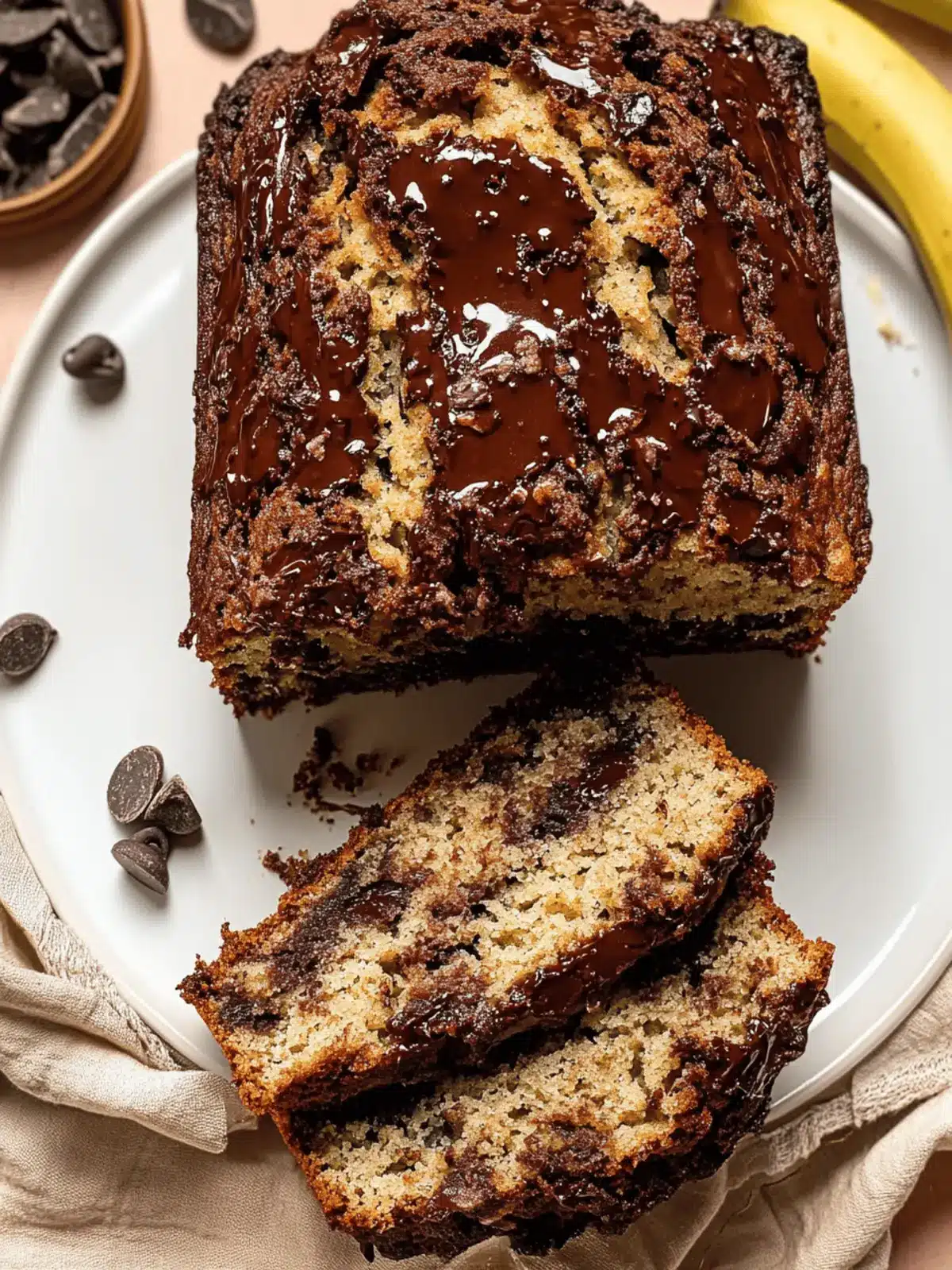 Maple Chocolate Chip Banana Bread