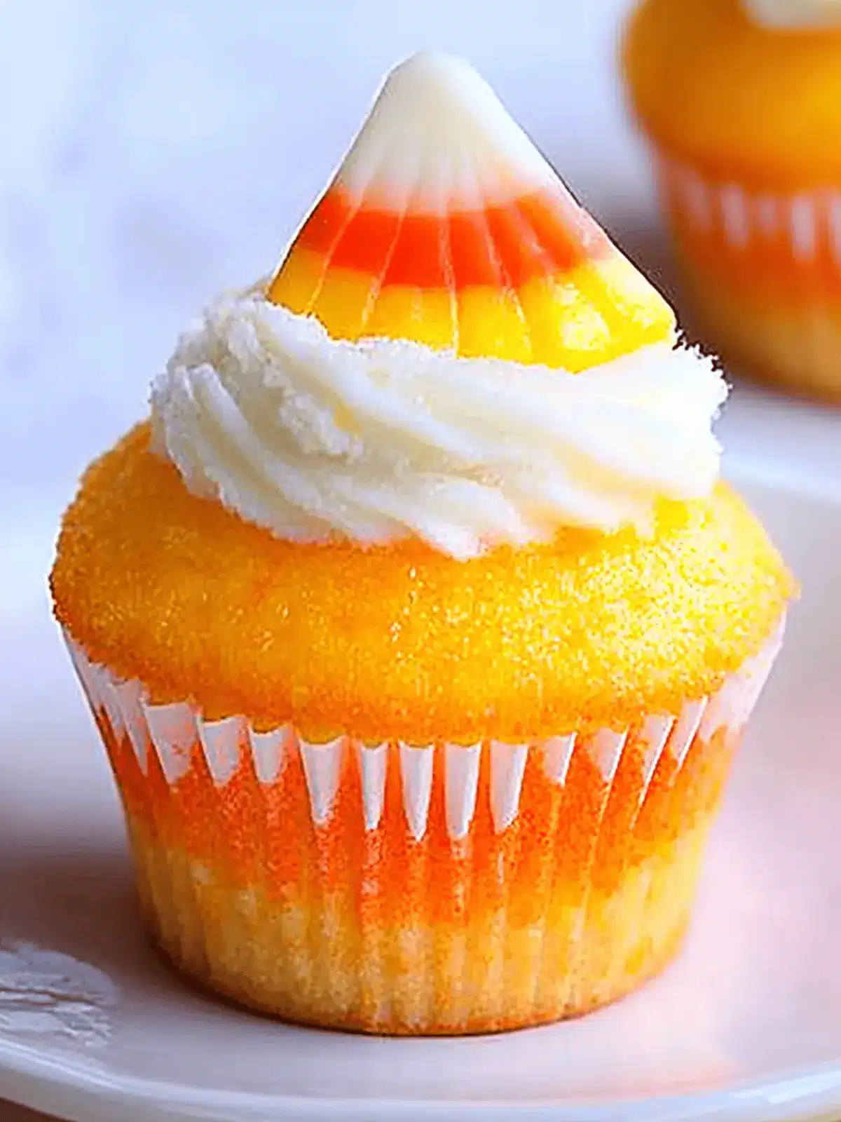 Candy Corn Cupcakes