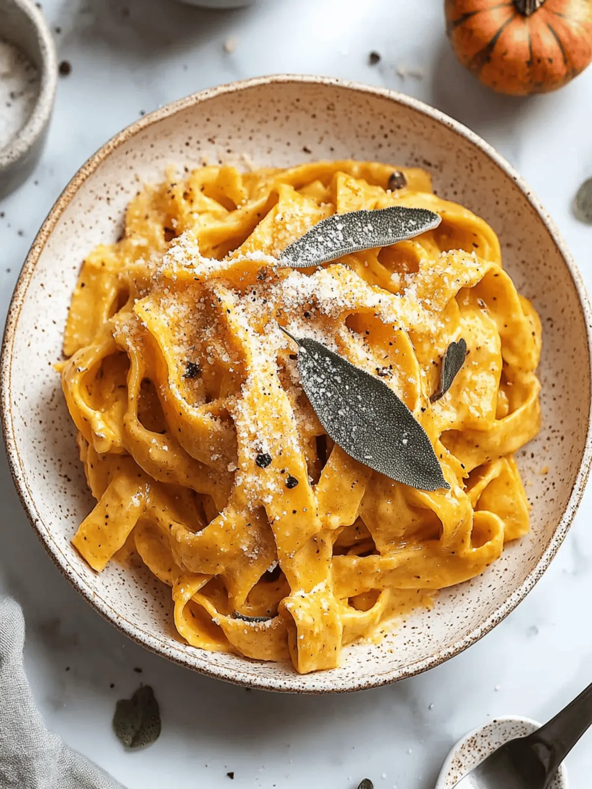 Pumpkin Alfredo Pasta