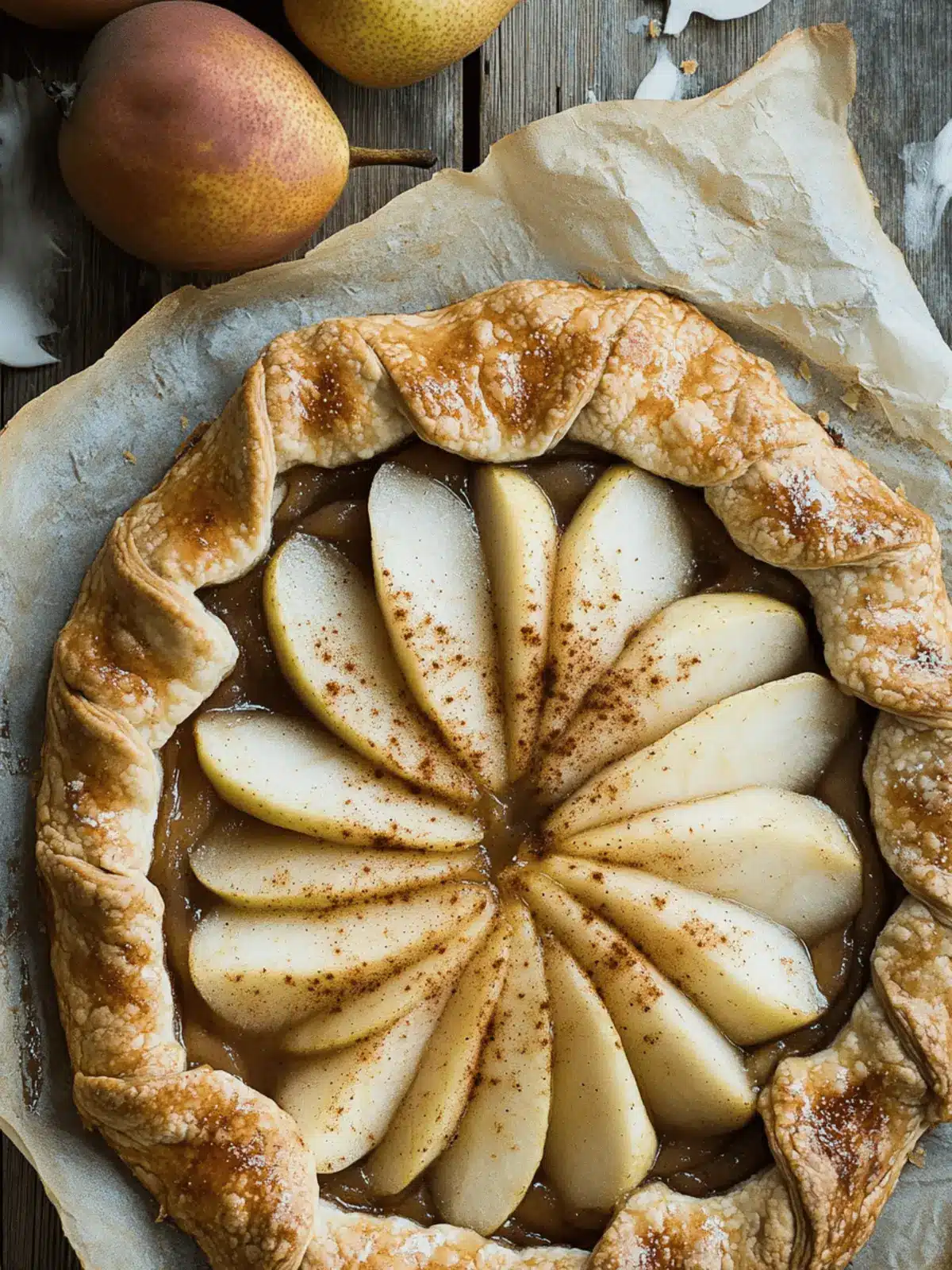 Spiced Pear Galette