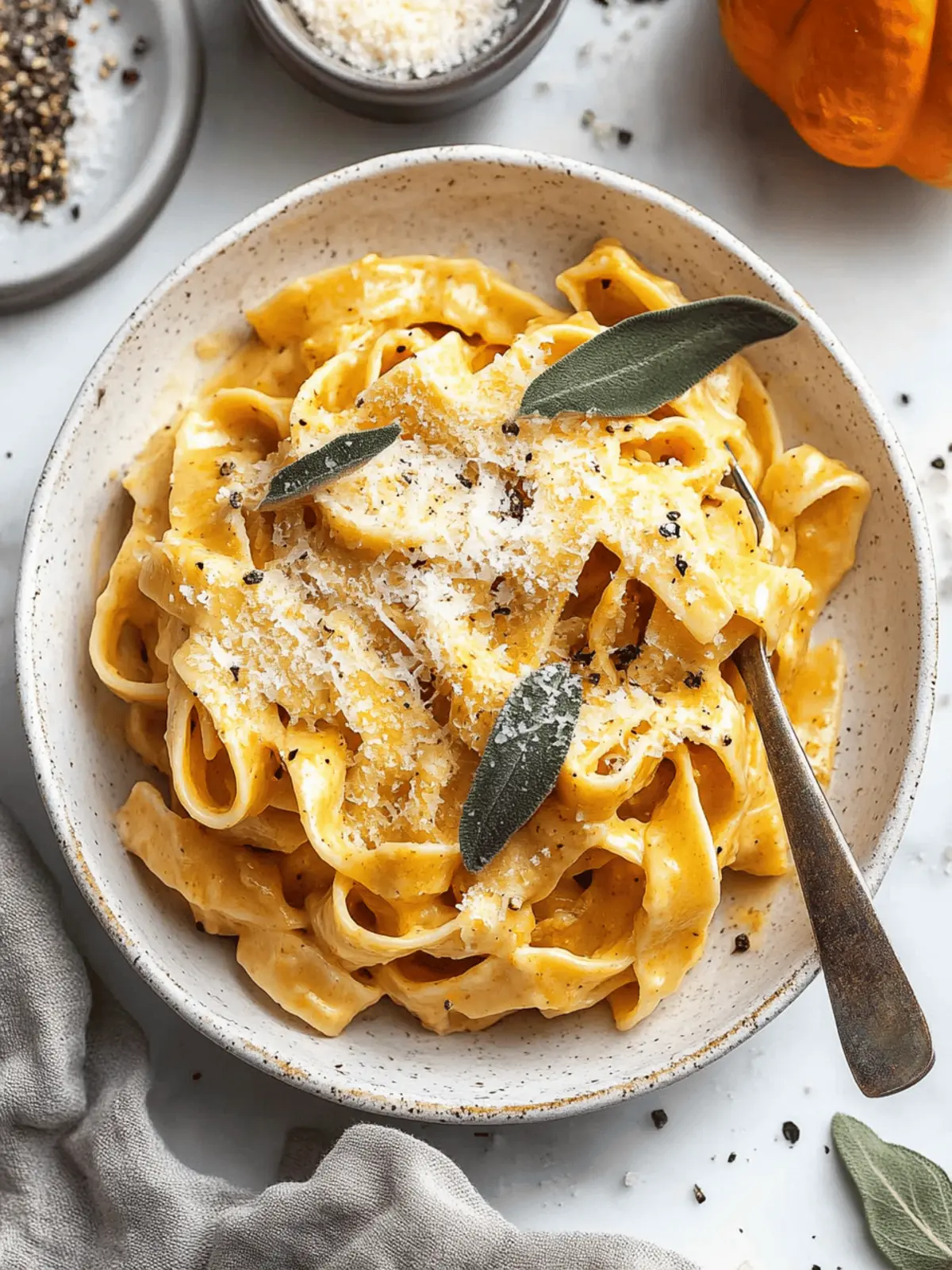 Pumpkin Alfredo Pasta