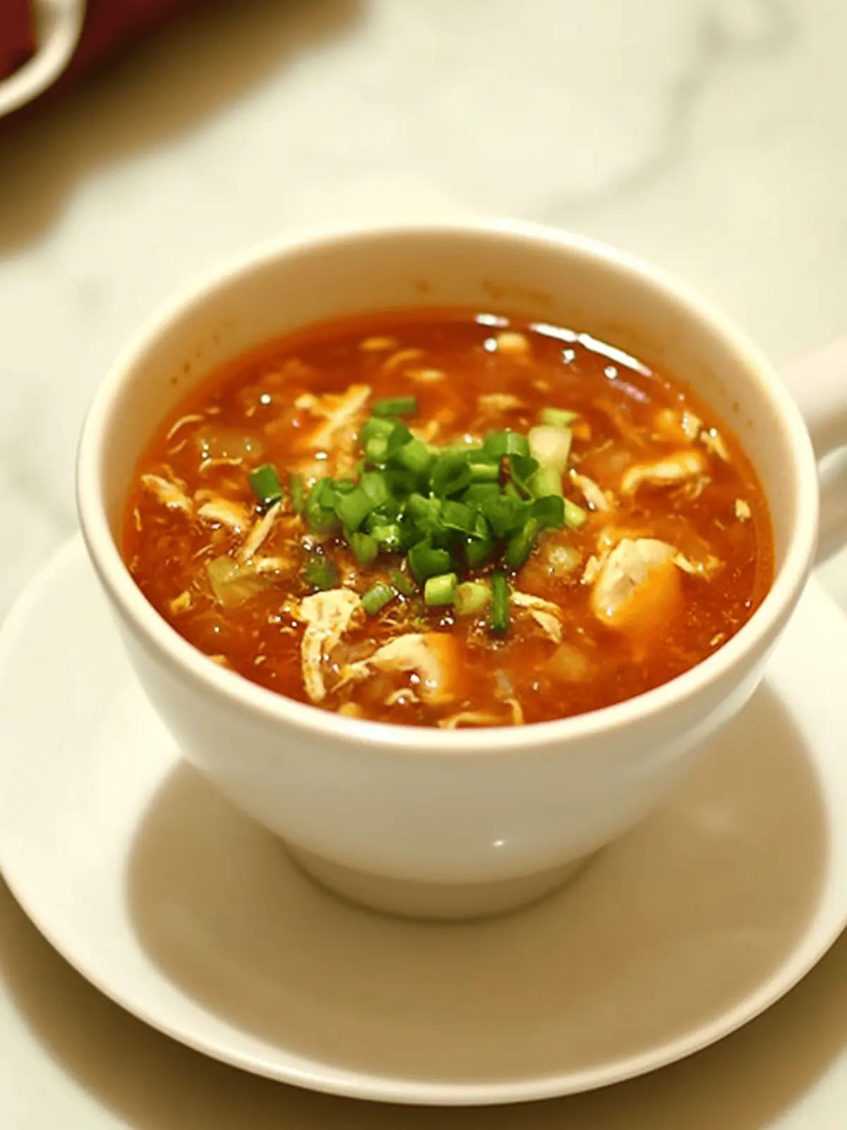 Chicken Hot And Sour Soup