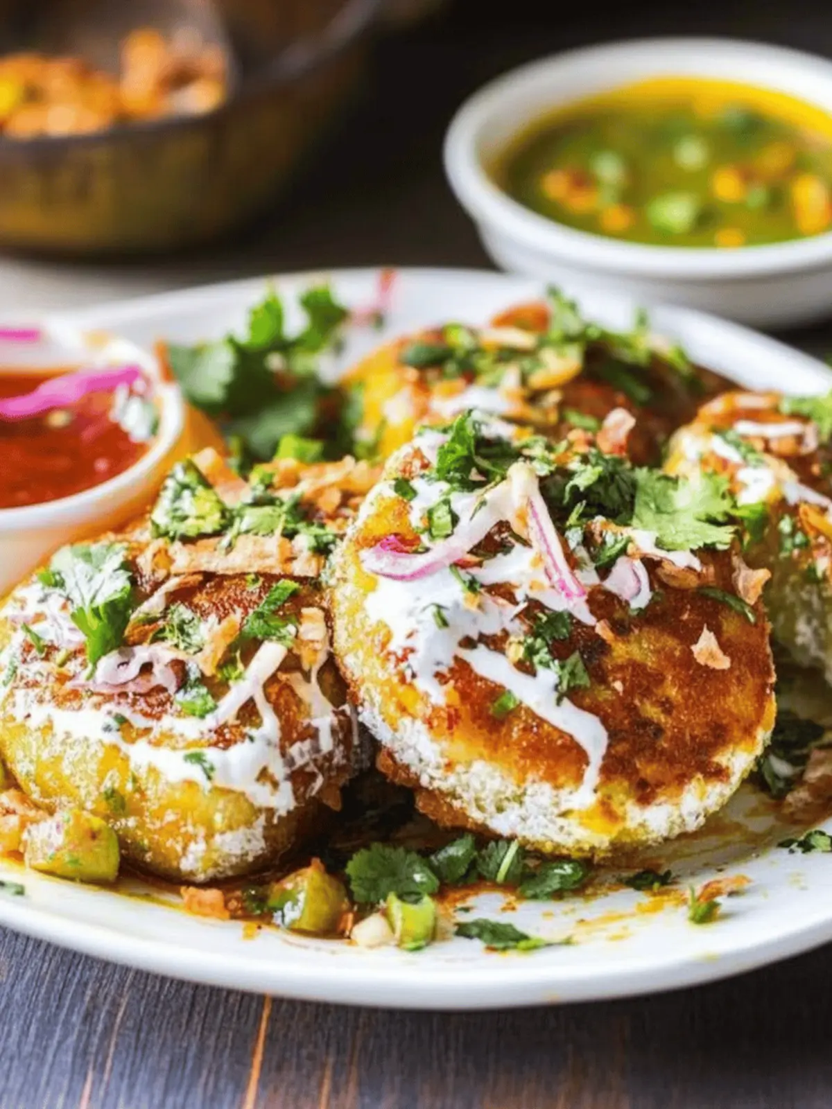 Aloo Tikki Chaat