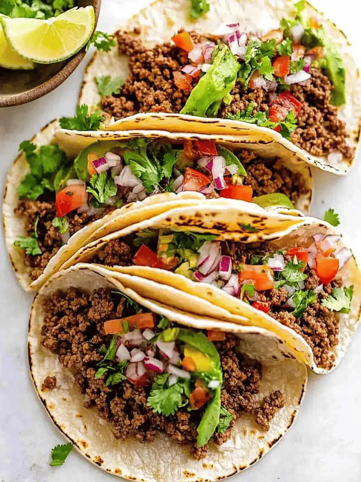 Ground Beef Tacos