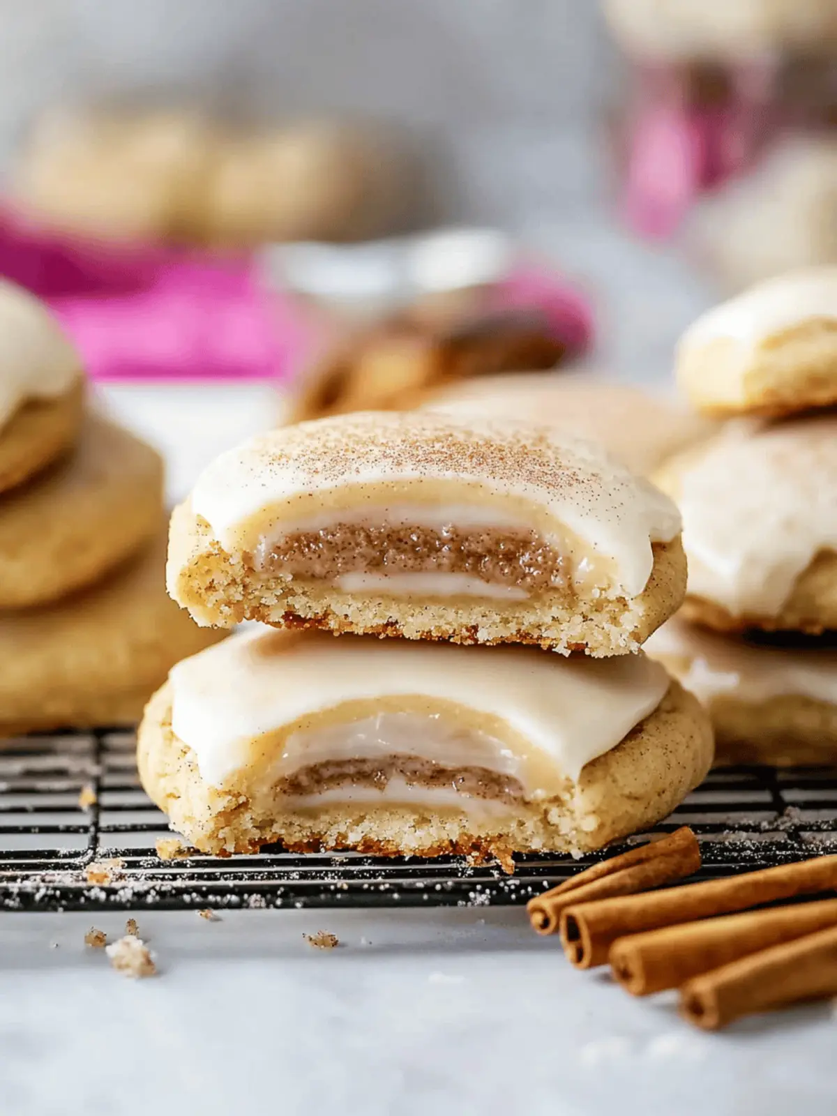 Frosted Brown Sugar Cinnamon Pop Tart Cookies